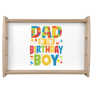 Birthday Party Dad Serving Tray