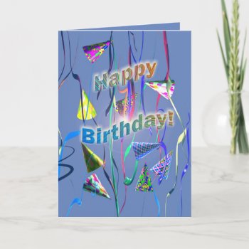 Birthday Party Day Card by Peerdrops at Zazzle