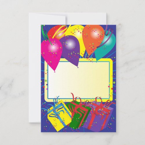 Birthday Party Design Custom Invite
