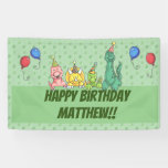 Birthday Party Dinos Banner