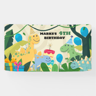 Birthday Party Dinosaur party banner