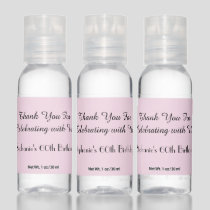 Birthday Party Favor Set of 12  Hand Sanitizer