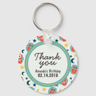 Birthday Party Favor Thank You Gift Keychain