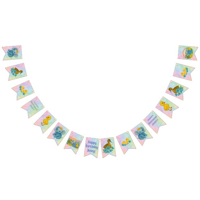 Birthday Party Flag Banner - Children's Parties  (All)