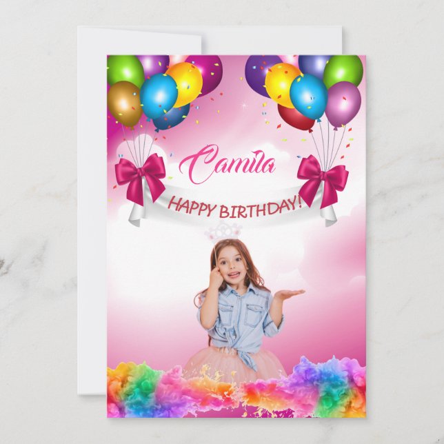 Birthday party flyer template (Front)
