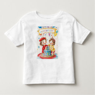 Birthday Party For Twins T-Shirt (Todler)