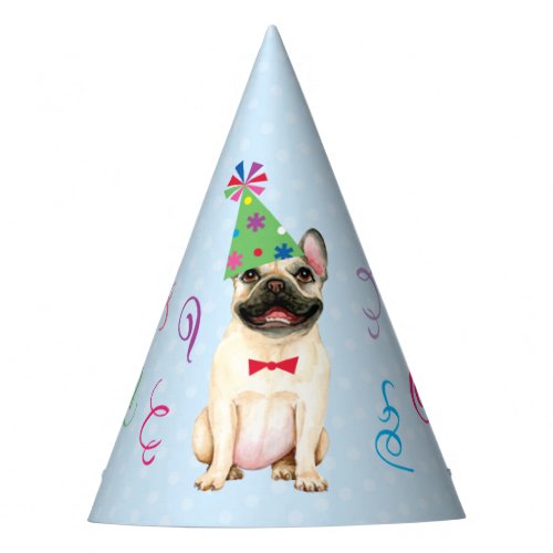 Birthday Party French Bulldog Party Hat