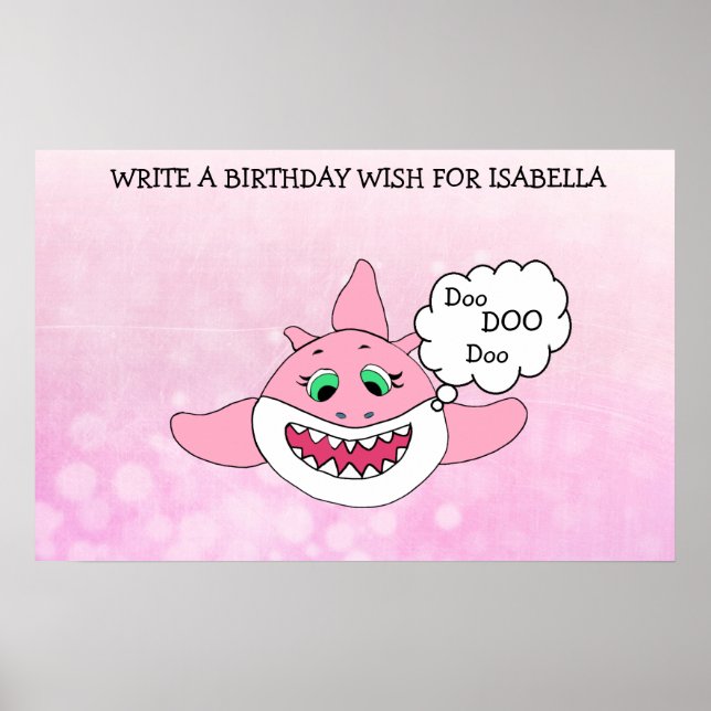 Birthday Party Friends and Family Sign this Poster (Front)