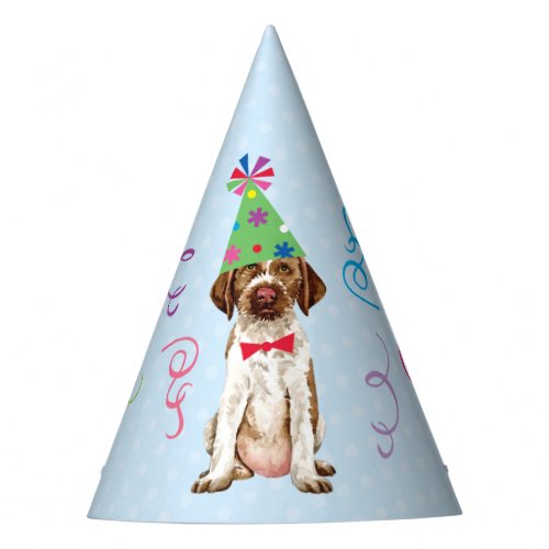 Birthday Party German Wirehaired Pointer Party Hat