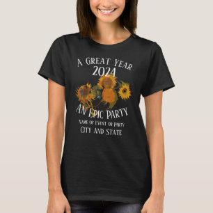 Birthday Party Girl Boy 2024 Mom Dad Grad Class T-Shirt