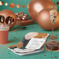 Birthday party Green terracotta abstract decor Pap