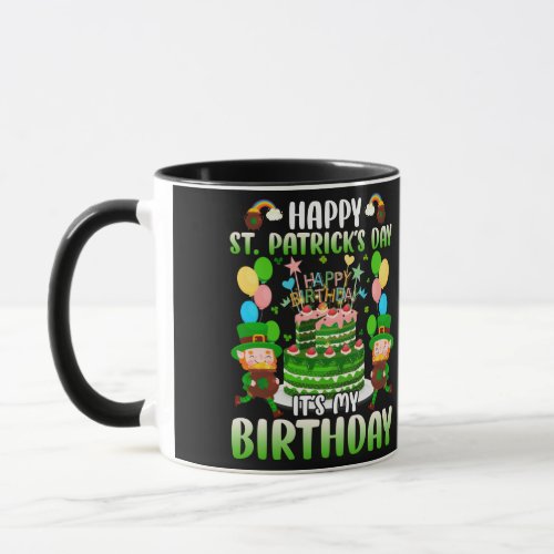Birthday Party Happy St Patricks Day Mug