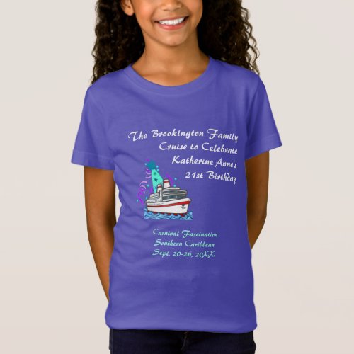 Birthday Party Hat Cruise T_Shirt