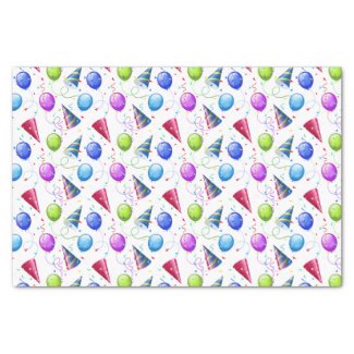 Birthday Party Hats And Balloons