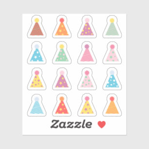Birthday Party Hats Bday Reminder Bujo Planner Sticker