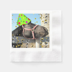 Birthday Party Horse Paper Napkins