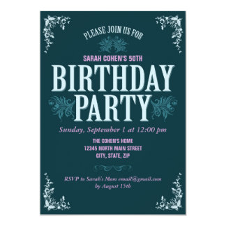 Mature Invitations & Announcements | Zazzle