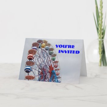 Birthday Party Invitation by TheCardStore at Zazzle