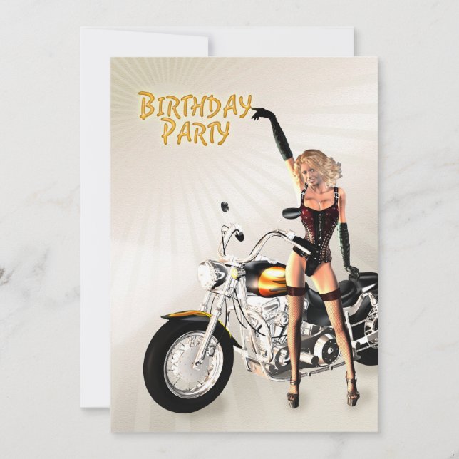 Birthday party Invitation (Front)
