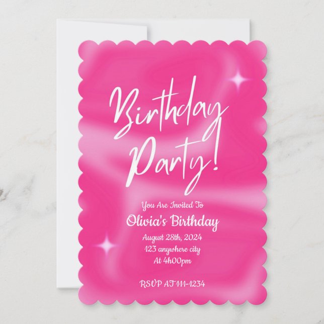 BIRTHDAY PARTY INVITATION (Front)