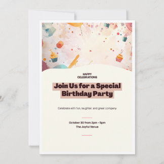Birthday Party  Invitation