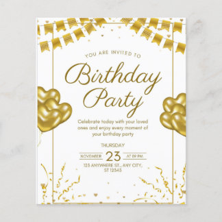 Birthday party invitation