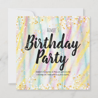 birthday party invitation
