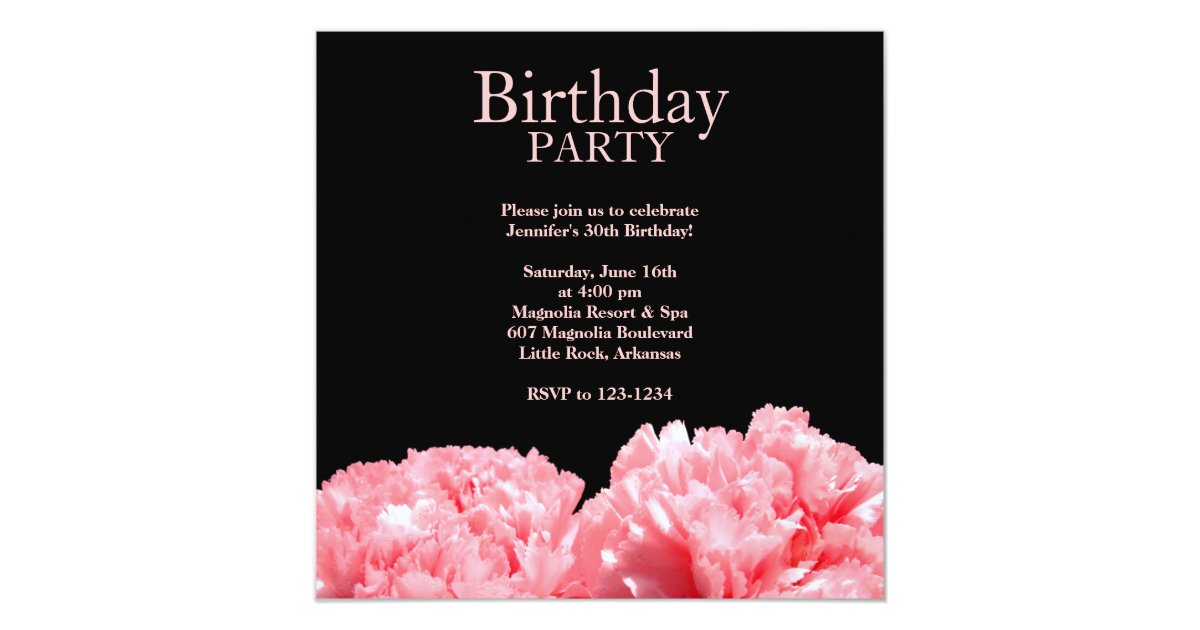 Birthday Party Invitation | Zazzle.com