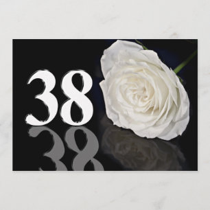 Birthday party invitation 38 years old