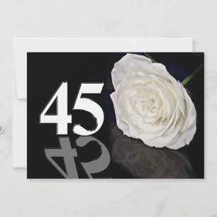 Birthday party invitation 45 years old