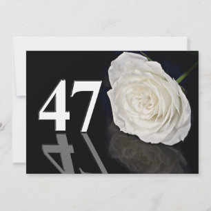 Birthday party invitation 47 years old