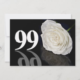 Birthday party invitation 99 years old