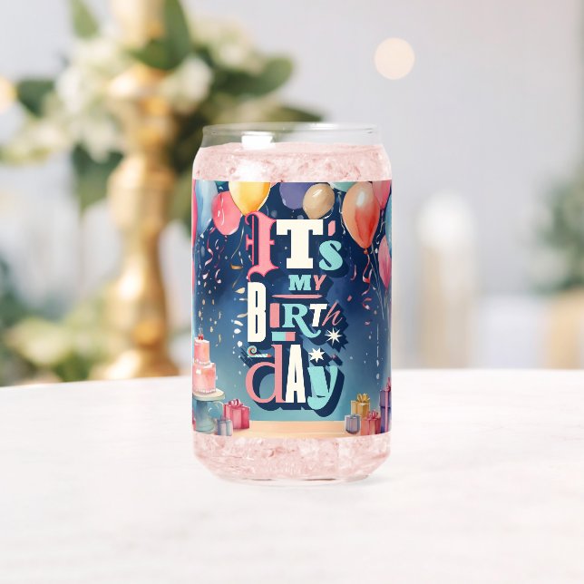 Birthday Party Invitation Can Glass (Insitu (Wedding))