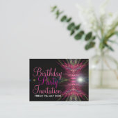 Birthday Party Invitation Card (Standing Front)