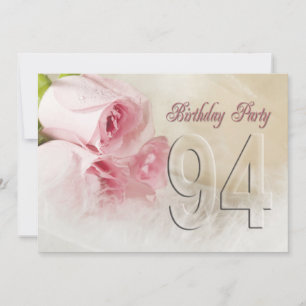 Birthday party invitation for 94 years