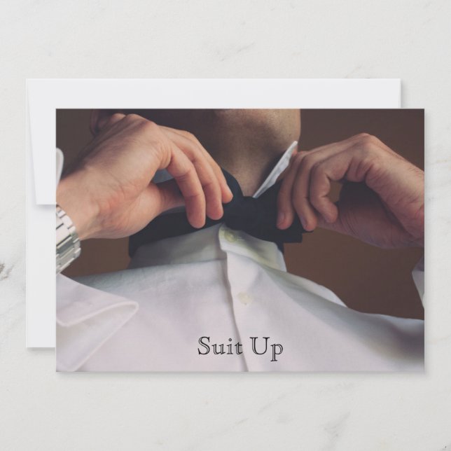 Birthday Party invitation for a guy (Front)