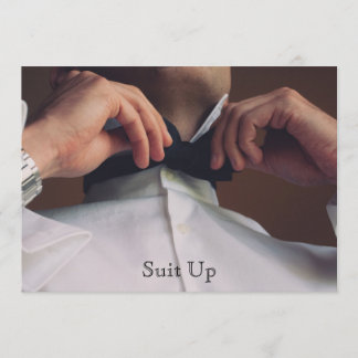 Birthday Party invitation for a guy