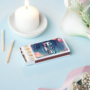 Birthday Party Invitation Matchboxes