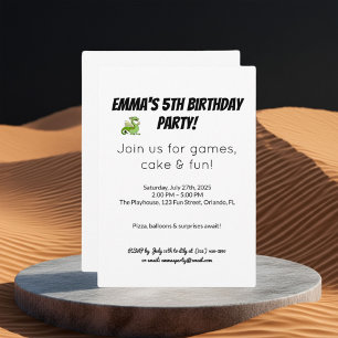 Birthday Party Invitation Online   Digital Custom