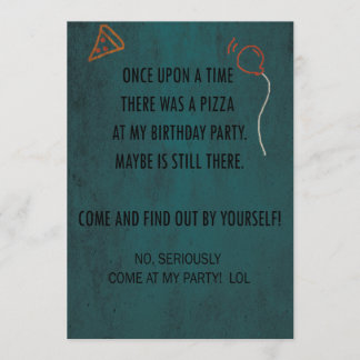 Birthday party invitation! Yey! Invitation