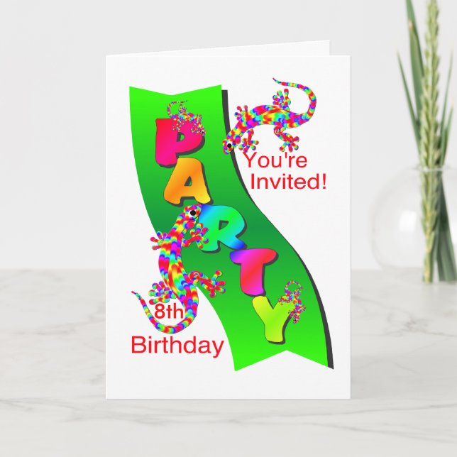 Birthday Party Invitations Template (Front)