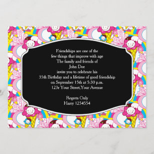 Manga Birthday Invitations Zazzle