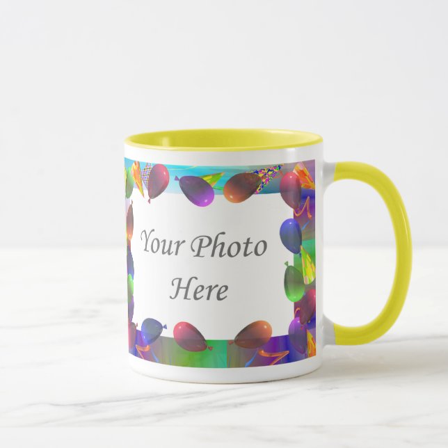 Birthday Party Life 2-Photo Frame Mug (Right)