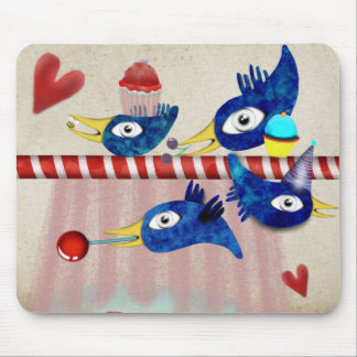 Birthday Party lolly pop cake cupcake cherry Mouse Pad