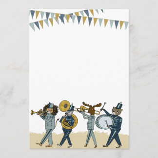 Birthday Party Marching Band Invitation