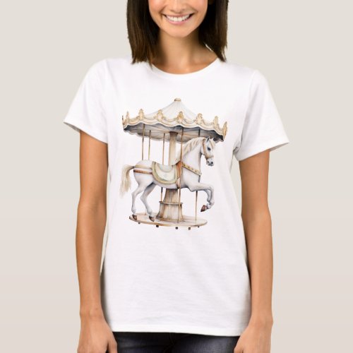 Birthday Party Merry Go Round Circus Carnival T_Shirt