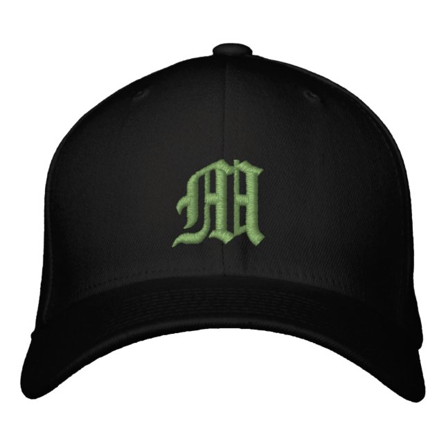 Birthday Party monogram Embroidered Hat (Front)
