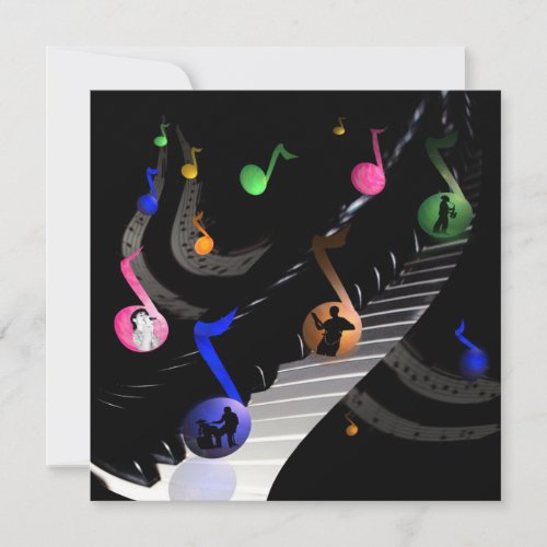 Birthday Party Music Customizable Invitation