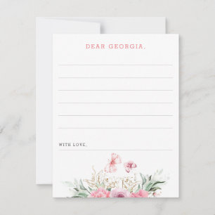 Birthday Party Note or Message for Time Capsule Card