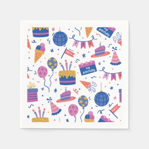 Birthday Party Pack Napkins